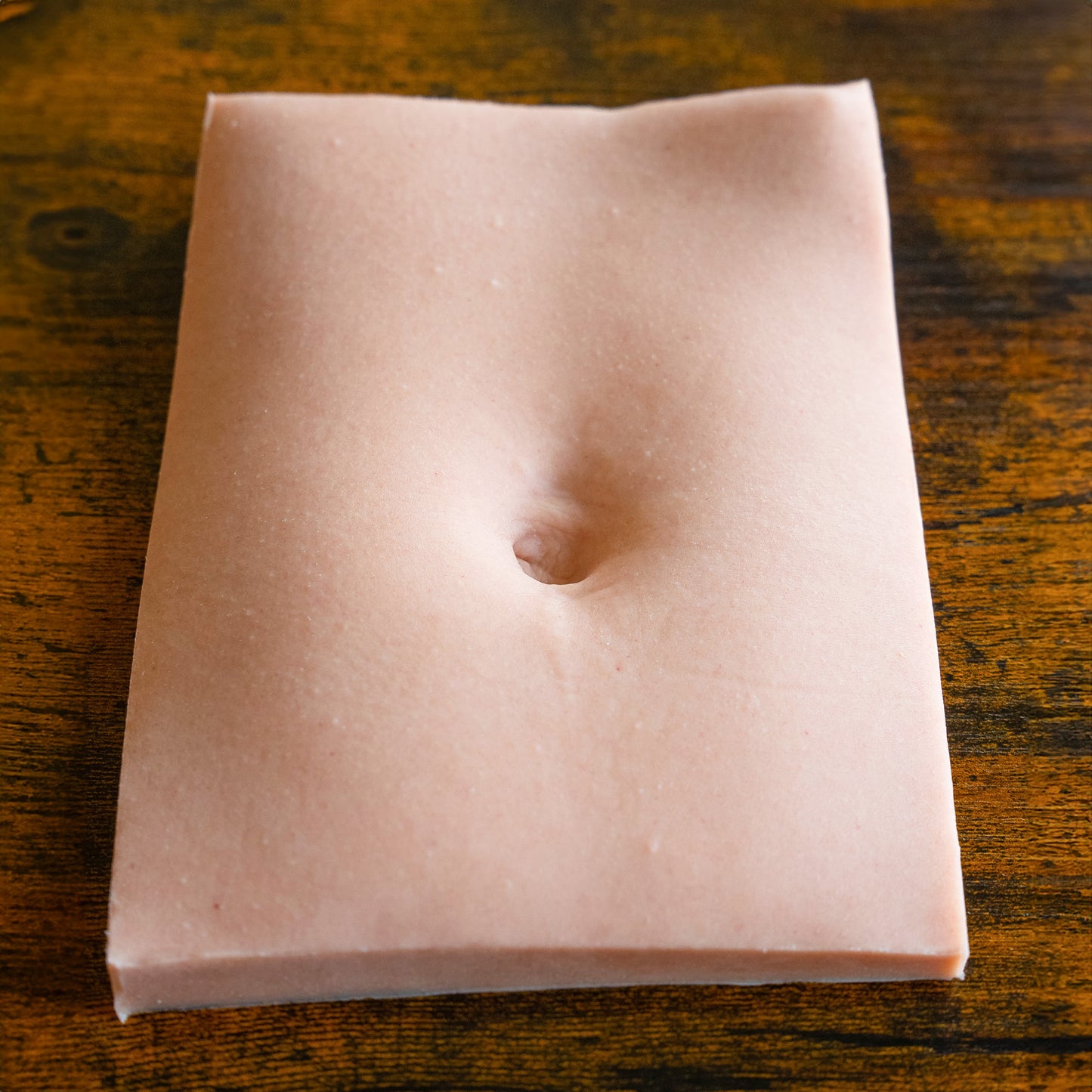 "Hannah Mini Slab" - Realistic Belly Button Silicone Display