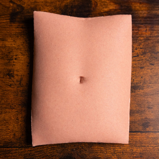 "Katie Mini Slab" - Realistic Belly Button Silicone Display