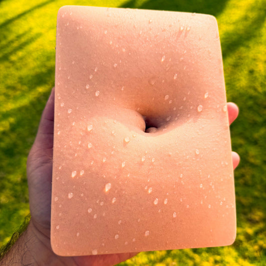 “Katelyn Mini Slab” - Realistic Belly Button Silicone Display