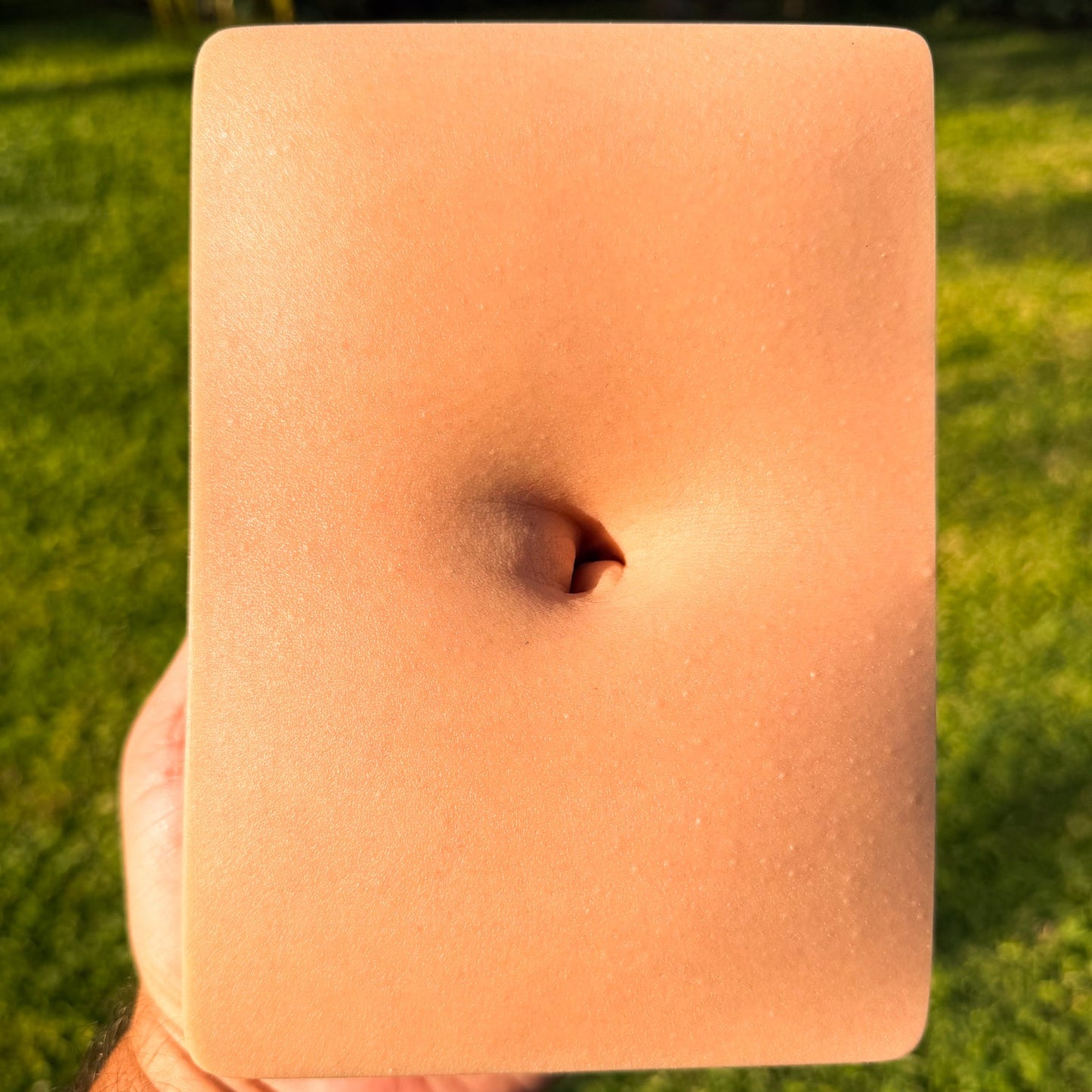 “Katelyn Mini Slab” - Realistic Belly Button Silicone Display