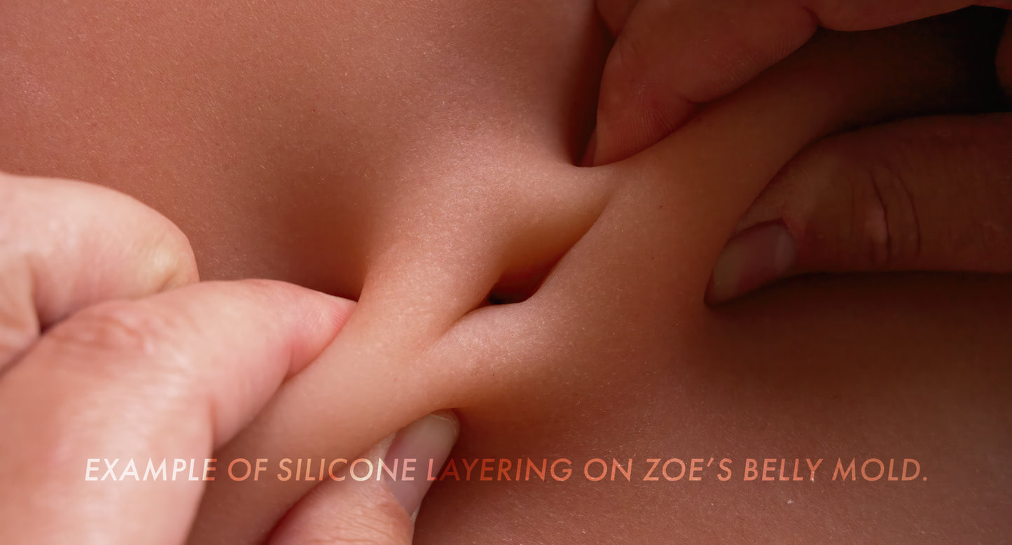 “Nami Neko” - Realistic Belly Silicone Display